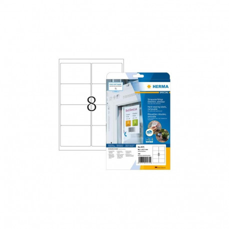HERMA 4575 self-adhesive label Removable White 160 pc(s)