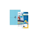 HERMA 4563 self-adhesive label Rectangle Blue 80 pc(s)