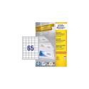 Avery 3666 self-adhesive label Rectangle Permanent White 6500 pc(s)