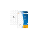 HERMA Seal labels Ø 19 mm round transparent extra strong adhesion film matt 640 pcs.