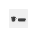 Brabantia Make &amp; Take Lunch box set Plastic Grey 2 pc(s)