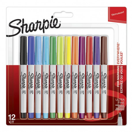Sharpie 2065408 permanent marker Multicolour 12 pc(s)