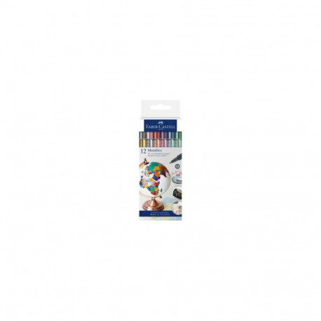 Faber-Castell 160713 marker 12 pc(s) Metallic, Multicolour