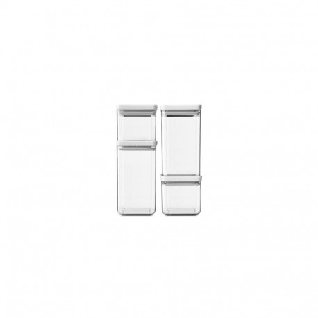 Brabantia Tasty+ Square Plastic Grey, Transparent