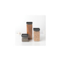 Brabantia Tasty+ Square Plastic Black, Transparent