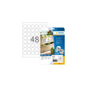 HERMA Labels A4 Ø 30 mm round white extra strong adhesion paper matt 1200 pcs.