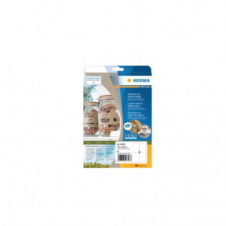 HERMA 10756 self-adhesive label Rectangle Permanent Brown 80 pc(s)