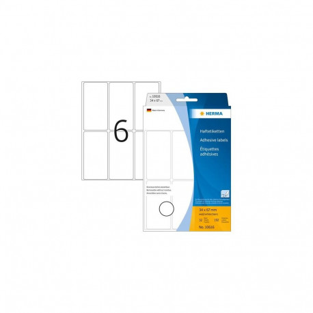 HERMA Multi-purpose labels 34x67 mm white Movables/removable paper matt 192 pcs