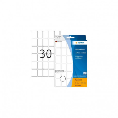 HERMA Multi-purpose labels 19x27 mm white Movables/removable paper matt 960 pcs.