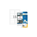 HERMA Removable labels A4 88.9x33.8 mm white Movables/removable paper matt 400 pcs.