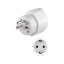 goobay Travel adapter Europe to USA/Japan, white