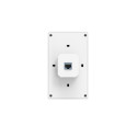 Omada BE3600 Wa ll-Plate Dual-Band Wi-Fi7 Access Point PORT: Uplink: 1× 2.5G RJ45 Port; Downlink: 1×