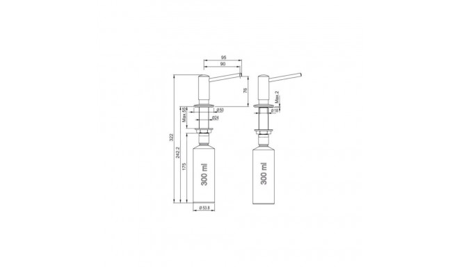 Dosaator FRANKE SDR, 119.0155.993
