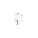 Valamusegisti Hansgrohe 71717670, must matt