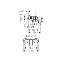 Shower mixer Hansgrohe Logis, 71600000