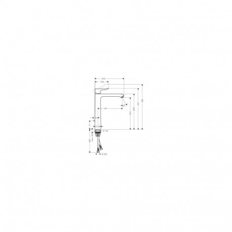 Faucet Hansgrohe Metris 260, 31082000