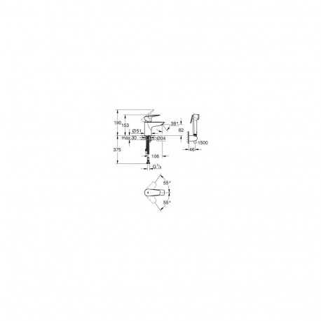 Sink faucet Ideal Standard Ceralook BC174XG