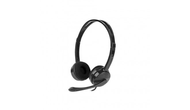 Headphones with Microphone Natec Canary Black