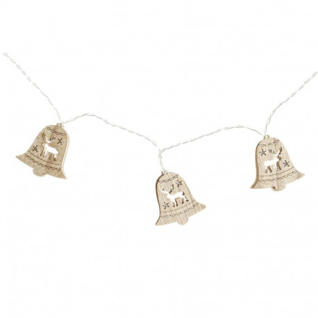 LED-tulede Pärg DKD Home Decor Põhjapõder Kubud Pruun 6,5 x 1,4 x 5,8 cm