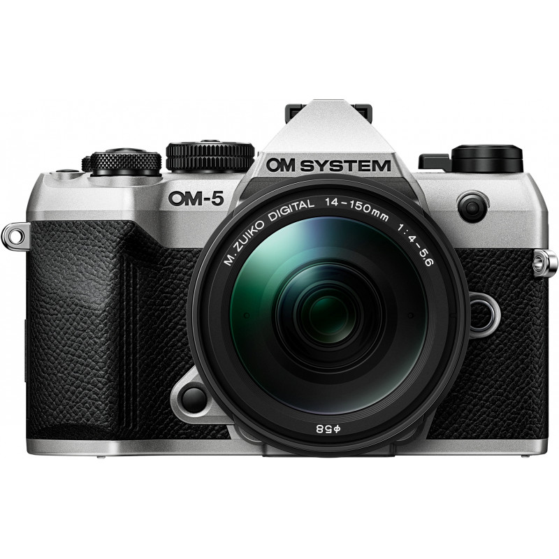 OM SYSTEM OM-5 Mark II + 14-150mm, hõbedane