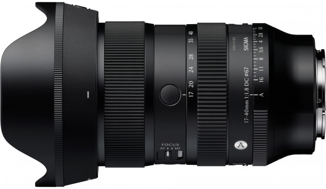 Sigma 17-40mm f/1.8 DC Art objektiiv Sonyle
