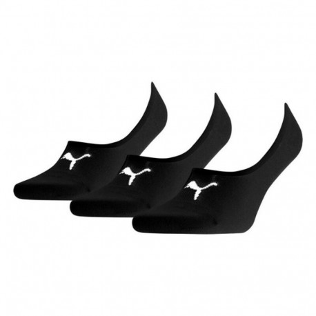 Ankle Sports Socks Puma FOOTIE (3 pairs) Black - 39-42