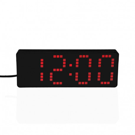 Alarm Clock Versa Black Red