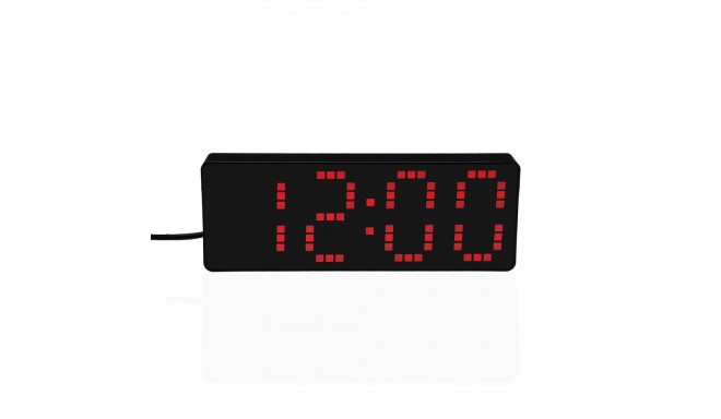 Alarm Clock Versa Black Red