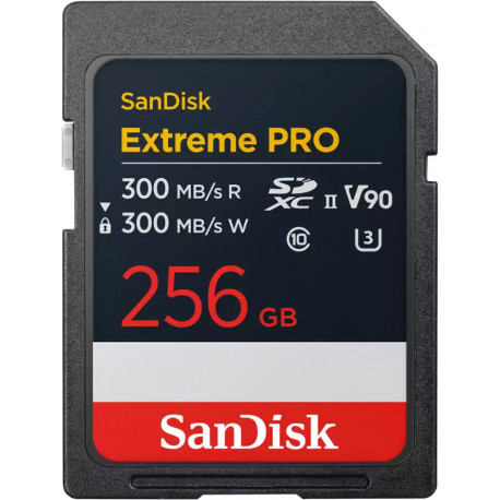 Sandisk memory card SDXC 256GB Extreme Pro UHS-II V90