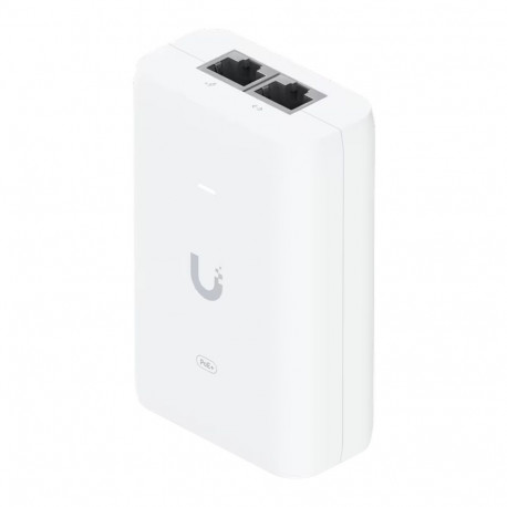 Ubiquiti U-POE+ adapter 30W, powers UniFi PoE+ devices, reduce dependency on PoE switch power, Conta