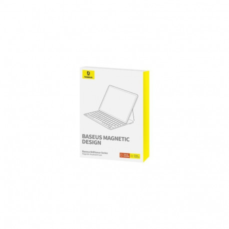 Baseus Brilliance case with keyboard for Apple iPad 10.2 (2019/2020/2021) / QWERTY / Type-C