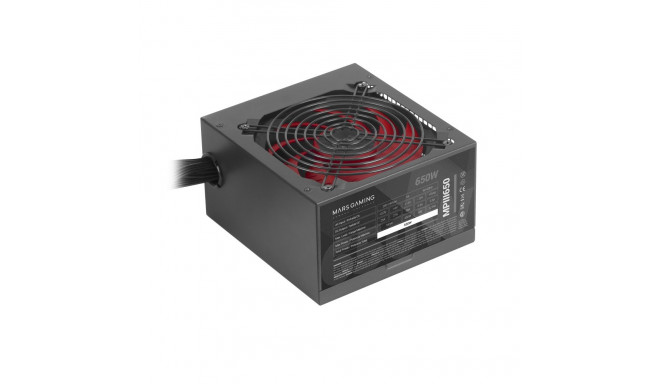 Mars Gaming MPIII650 Power Supply  ATX 650W