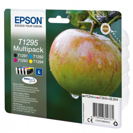 Epson Apple tindikomplekt T1295 DURABrite Ultra, 4-värviline