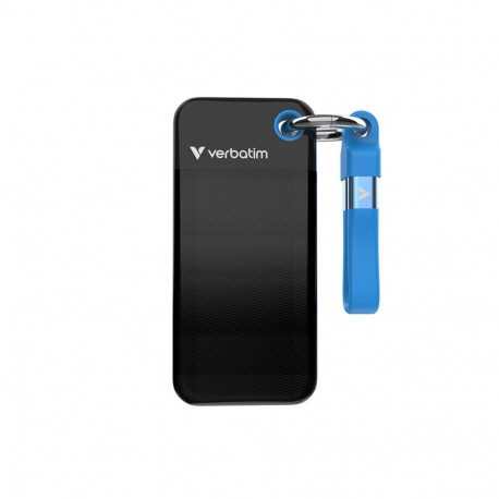 Verbatim Pocket SSD USB 3.2 Gen 2 1TB must/sinine
