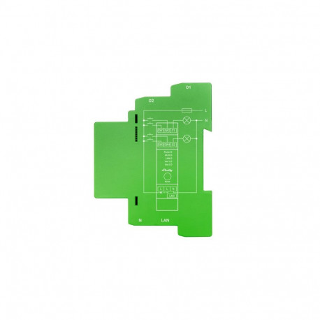 Shelly Pro Dimmer 2PM integreeritud sinine, roheline, hall
