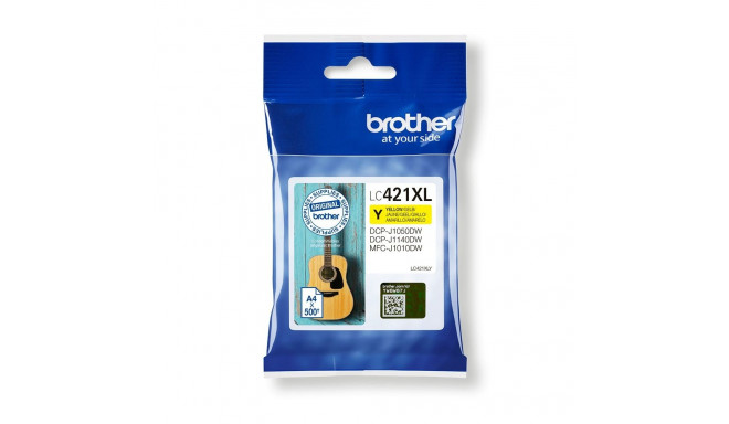 Brother LC421XLY originaal kollane tindikassett 1 tk