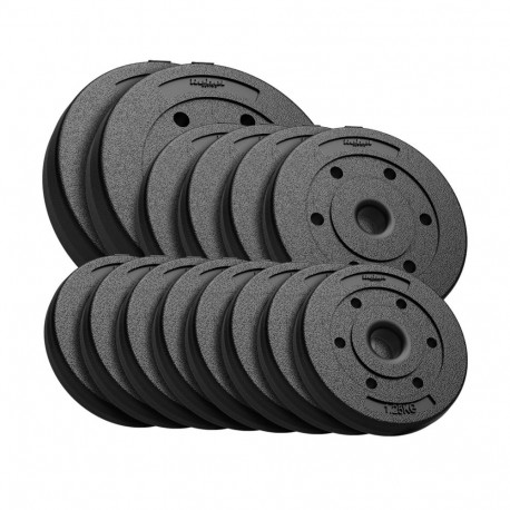 REBEL ACTIVE bituumenist raskuste komplekt 30kg (8x1.25kg + 4x2.5kg + 2x5kg), ava 31mm