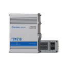 Teltonika TSW210 network switch Unmanaged Gigabit Ethernet (10/100/1000) Aluminium