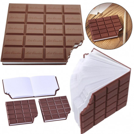 Notatnik Szkolny Biurowy Czekolada Bezliniowy Pachnący Brązowy