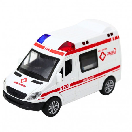 Mänguautode komplekt politseiauto ja kiirabiauto, avatavate uste, mootoriga, tulede ja helidega, seg