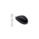 Logitech B110 Silent Wired Mouse, USB-A, 1000 DPI, Black