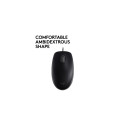 Logitech B110 Silent Wired Mouse, USB-A, 1000 DPI, Black