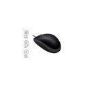 Logitech B110 Silent Wired Mouse, USB-A, 1000 DPI, Black