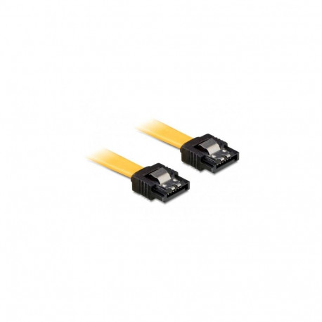 DeLOCK 0.7m SATA M/M SATA cable SATA 7-pin Yellow