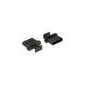 DeLOCK 64013 socket safety cover USB Type-C Black 10 pc(s)