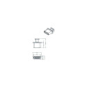 DeLOCK 64013 socket safety cover USB Type-C Black 10 pc(s)