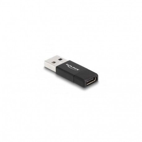 DeLOCK USB 3.2 Gen 2 Adapter USB Type-A male to USB Type-C active female black