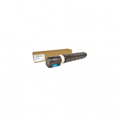 EverydayTM Cyan Remanufactured Toner by Xerox compatible with Canon C-EXV47 (8517B002), Standard cap
