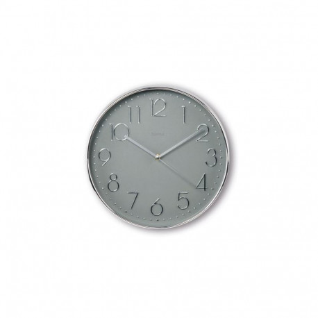 Hama Corsica Quartz clock Circle Grey, Silver