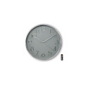Hama Corsica Quartz clock Circle Grey, Silver